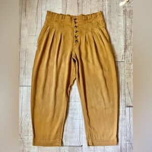 We The Free Barrel Trousers Tan Women’s Size 8